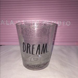 Rae Dunn DREAM bubble glass tumbler